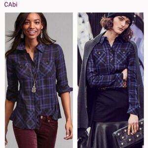 Cabi Check Shirt XS #3431